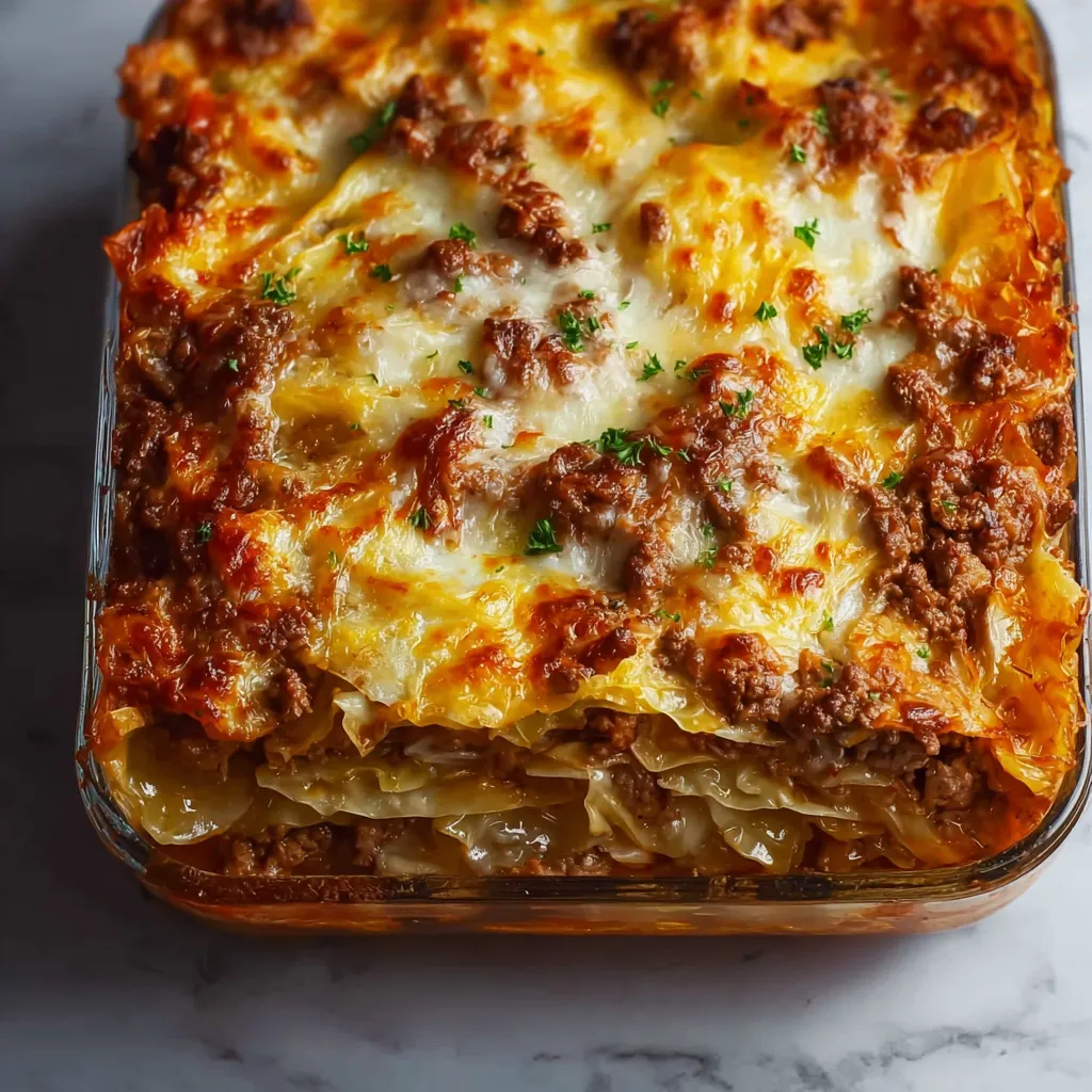 Ultimate Hearty Cabbage Beef Bake Casserole with Savory Layers